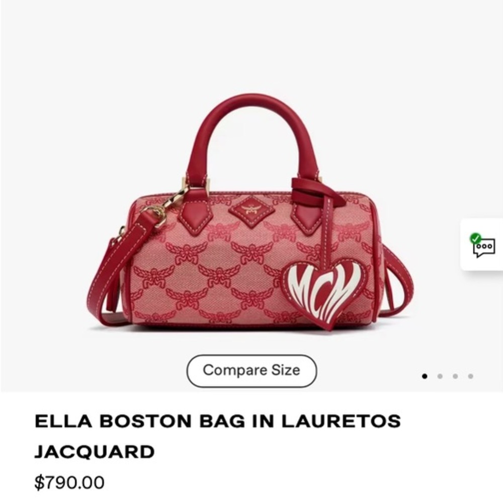 MCM crossbody bag  limited Valentine Edition